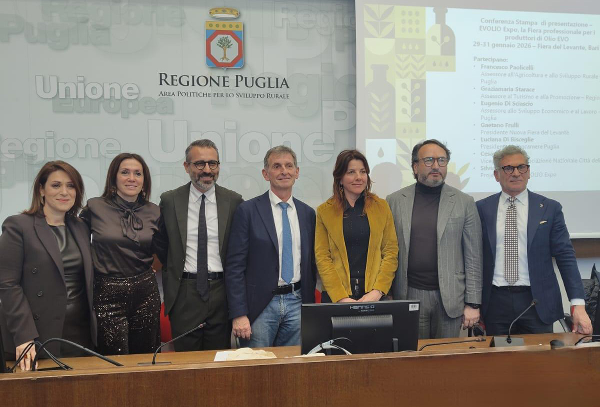EVOLIO Expo 2026: giovedì apre i battenti la seconda edizione della fiera B2B dedicata alla filiera olivicola-olearia. Attesi circa 50 buyer internazionali.